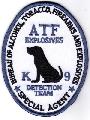 ATF K9 Detection Team Special Agent
