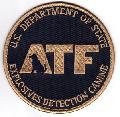 ATF Explosives Detection Canine